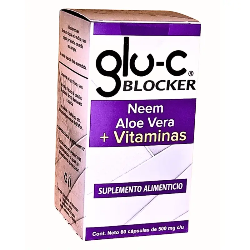 Gluco_Blocker_Refugiodelvergel Suplemento natural Glu-C Blocker en Refugiodelvergel.com