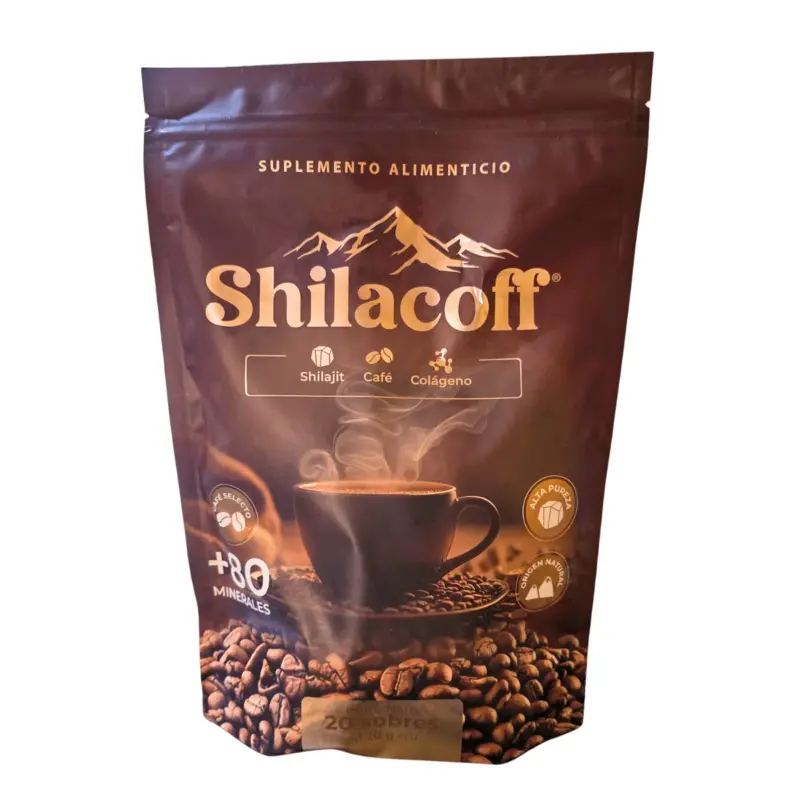 Cafe Shilacoff Con Shilajit Bolsa Con 20 Sobres